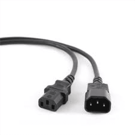 Cablexpert | PC-189 | Black | C14 coupler | C14 coupler – nuotrauka 1