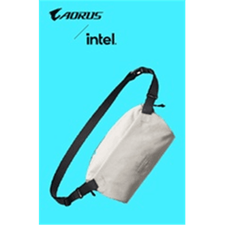 Gigabyte | AORUS Intel | Sling Bag | Grey – nuotrauka 1
