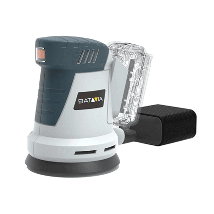 Batavia B.V. 18V Cordless Orbital Sander 125mm; Compact and balanced design for precise sanding – nuotrauka 1