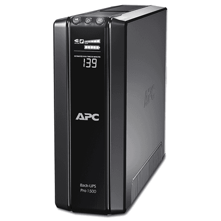 Schneider Electric APC Back-UPS Pro, Tower, 10x IEC C13 outlets, AVR, LCD, user-replaceable battery · BR1500GI · 1500 VA – nuotrauka 1