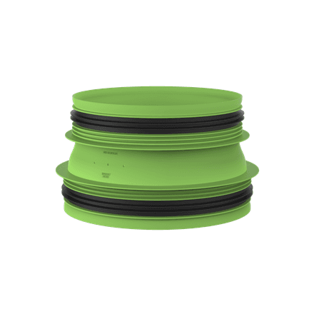 DUCO Connection Piece with Joint D200/D180 (M/M) – nuotrauka 1