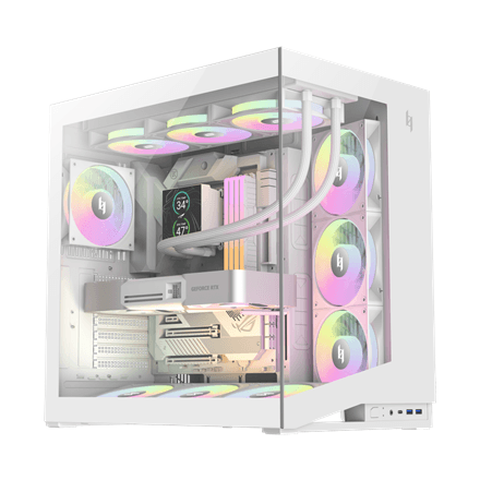 Gamemax Case | NEX C56 WH | ATX – image 1