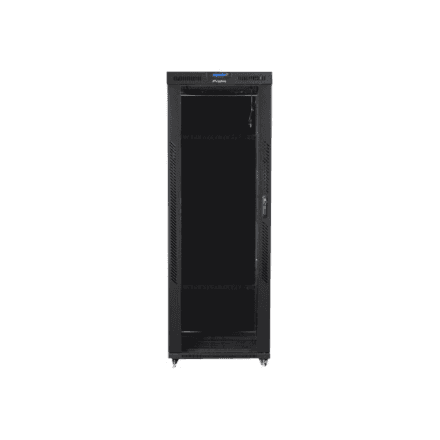 Lanberg Rack cabinet 19" free-standing 42U/800x800 (flat pack) with glass door, LCD – image 1