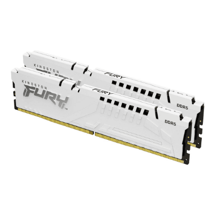 Kingston KF560C30BWEK2-32 32GB 6000MT/s DDR5 CL30 DIMM (Kit of 2) FURY Beast White EXPO | Kingston – nuotrauka 1