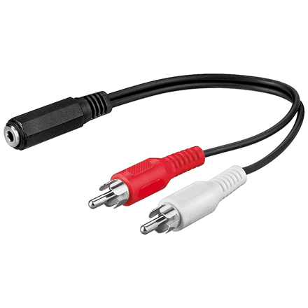 Goobay | Audio cable adapter, 3.5 mm | 50092 – image 1