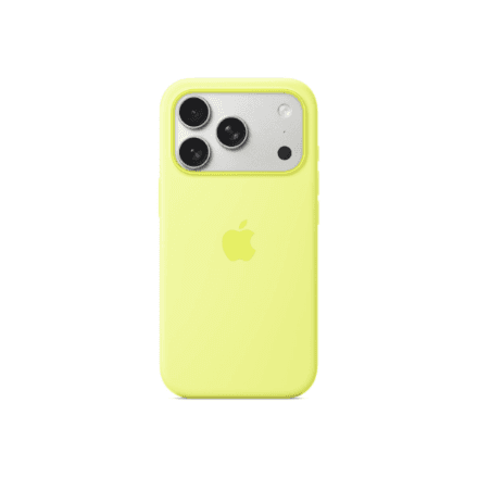 Apple iPhone 17 Pro Silicone Case with MagSafe – Neon Yellow | Apple – image 1