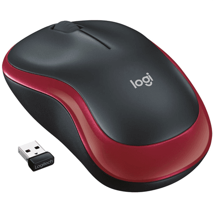 Logitech | Mouse | M185 | Wireless | Red – nuotrauka 1