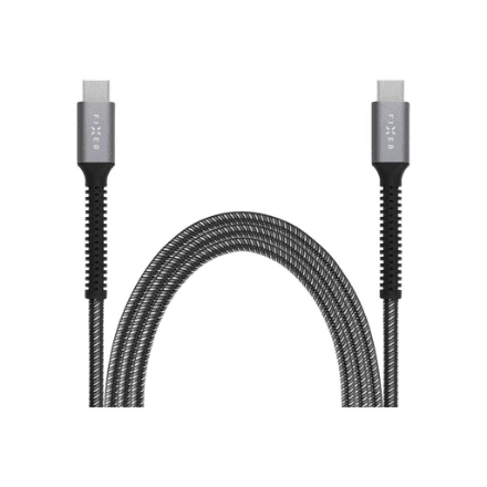 Fixed | Armor Cable USB-C/USB-C, 1.2 m, 240W | FIXDA-CC12-GR – image 1