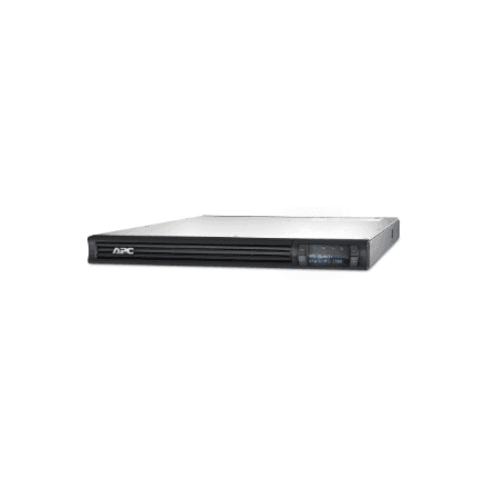 Schneider Electric APC Smart-UPS, Rackmount 1U, 230V, 4x IEC C13 outlets, SmartSlot, AVR, LCD · 1500 VA · 1000 W – nuotrauka 1