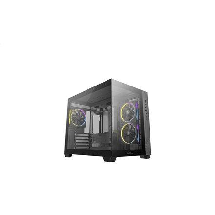 Deepcool Case | CG330 3F | Black | Micro ATX – image 1