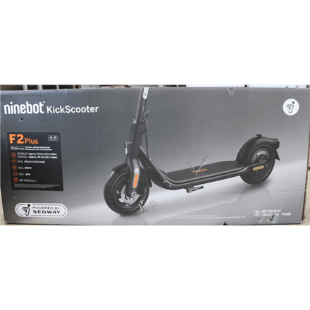 SALE OUT. Segway | Kickscooter F2 Plus E | Black | 24 month(s) | DAMAGED PACKAGING – image 1