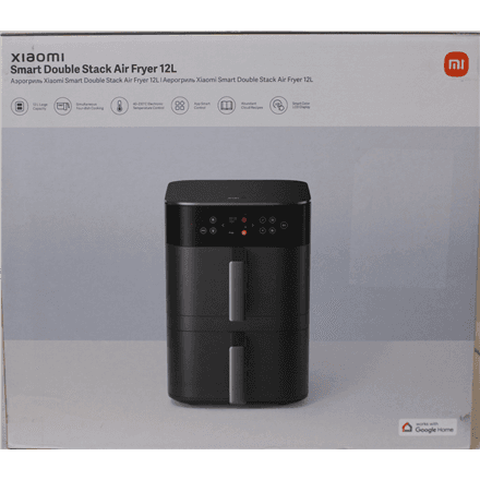 SALE OUT. Xiaomi Dual Zone Air Fryer 12L EU · Xiaomi Smart Double Stack Air Fryer 12L · Power 2800 W – nuotrauka 1