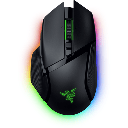Razer | Gaming Mouse | Basilisk V3 Pro 35K | Optical mouse | Wireless | Black | Yes – image 1