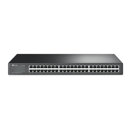 TP-LINK | 48-Port 10/100Mbps Rackmount Switch | TL-SF1048 | Unmanaged | Rackmountable – nuotrauka 1