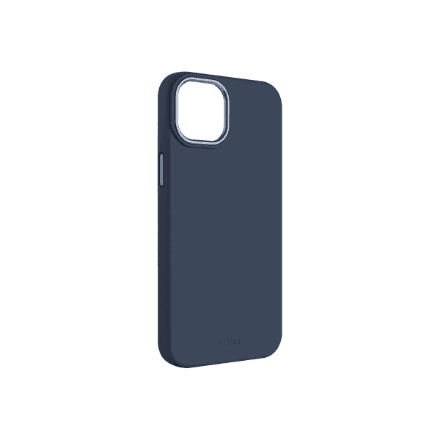 Fixed | MagFlow | Back cover | Apple | iPhone 15 Plus | Liquid silicon | Blue – image 1