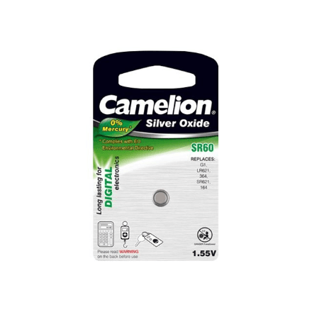 Camelion | SR60W/G1/364 | Silver Oxide Cells | 1 pc(s) – nuotrauka 1
