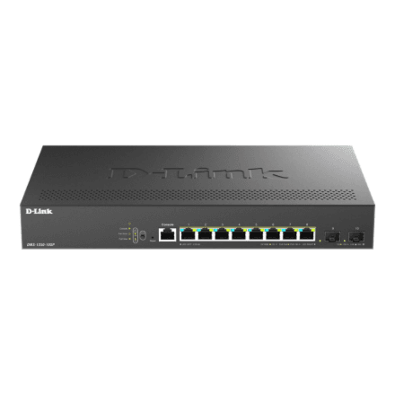 D-LINK DMS-1250-10SP/E 10-Port 2.5G Smart Managed PoE Switch | D-Link – nuotrauka 1