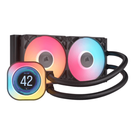 Corsair | Liquid CPU Cooler | iCUE LINK TITAN 240 RX LCD | Intel, AMD – nuotrauka 1