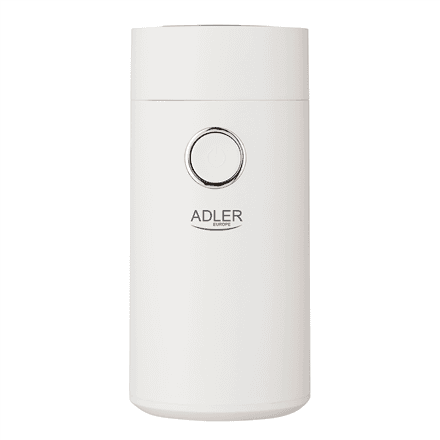 Adler | Coffee Mill | AD 4446ws | 150 W | Coffee beans capacity 75 g | White – nuotrauka 1