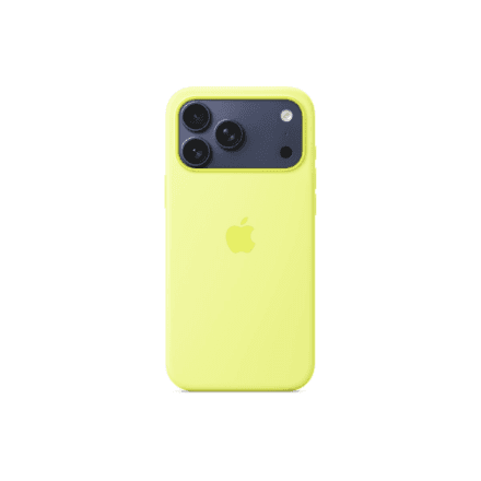 Apple iPhone 17 Pro Max Silicone Case with MagSafe – Neon Yellow | Apple – image 1