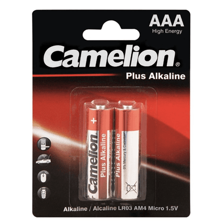 Camelion | AAA/LR03 | Plus Alkaline | 2 pc(s) – nuotrauka 1