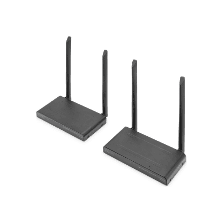 Digitus 4K Wireless HDMI KVM Extender Set, 150 m | DS-55328 | Black – image 1