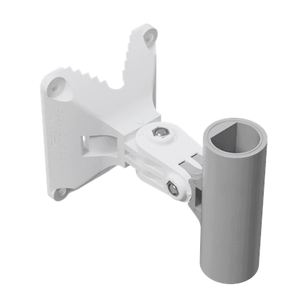 Advanced wall mount adapter for small point to point and sector antennas · QMP · Pole mounted – nuotrauka 1