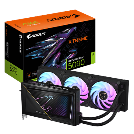 Gigabyte AORUS GeForce RTX 5090 XTREME WATERFORCE 32G · NVIDIA · 32 GB – image 1