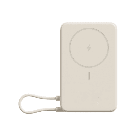 Xiaomi Magnetic Power Bank 10000 with Built-in | 10000 mAh | Beige – image 1