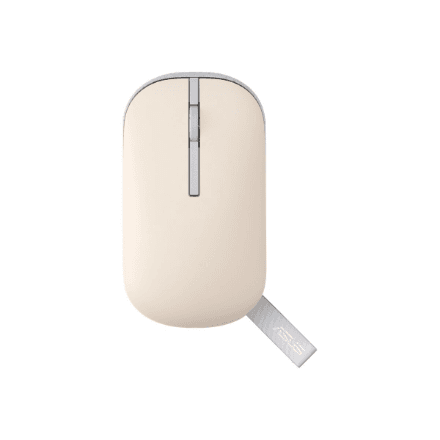 Asus Marshmallow Mouse | MD100 | Mouse | 2.4 GHz, Bluetooth | Beige – image 1