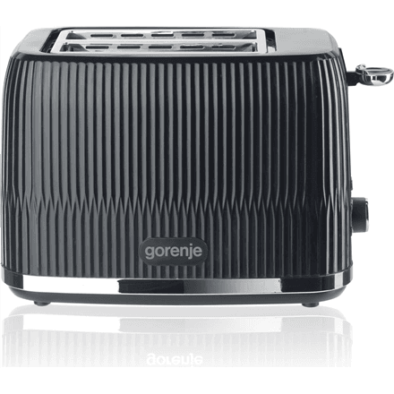 Gorenje Toaster | T850DPB | Number of slots 2 | Housing material Plastic | Black – image 1