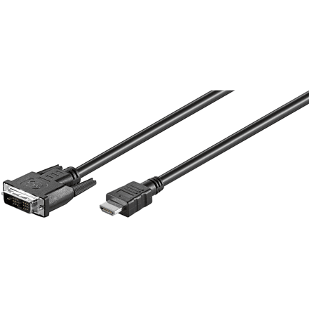 Goobay DVI-D/HDMI cable, nickel plated – image 1
