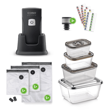 Caso Professional Hand Vacuum Sealer with Accessories · Vacu OneTouch Pro Set · Power 20 W – image 1