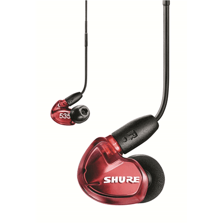 Shure | Earphones | SE535 | Wired | In-ear | Red – image 1