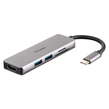 D-Link | 5-in-1 USB-C™ Hub with HDMI and SD/microSD Card Reader | DUB-M530 | USB Type-C – image 1