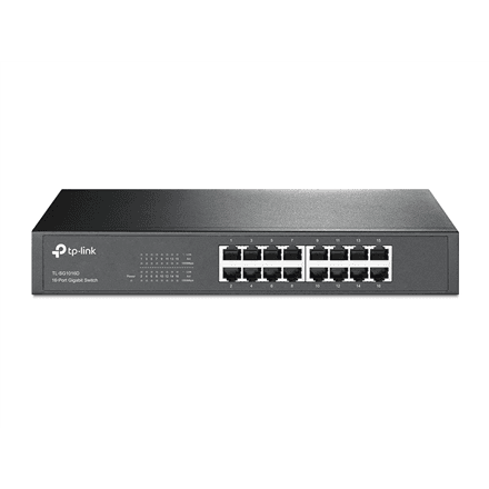 TP-LINK | 16-Port Gigabit Switch | TL-SG1016D | Unmanaged | Desktop/Rackmountable – image 1