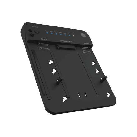 Raidsonic Icy Box IB-2915MSCL-C31 Docking & CloneStation for M.2 NVMe & M.2 SATA SSD & 2.5”/3.5” SATA SSD/HDD – nuotrauka 1