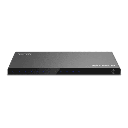 Digitus 4K HDMI Splitter, 1x8 | DS-55338 | Black – nuotrauka 1