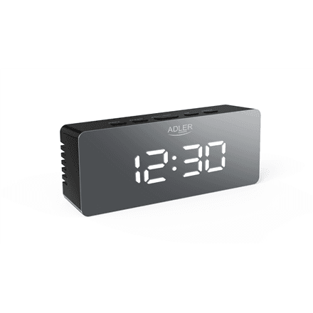 Adler | Alarm Clock | AD 1189B | Alarm function | Black – nuotrauka 1