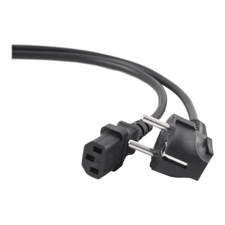 Cablexpert | Power cord (C13), VDE approved | Black – image 1