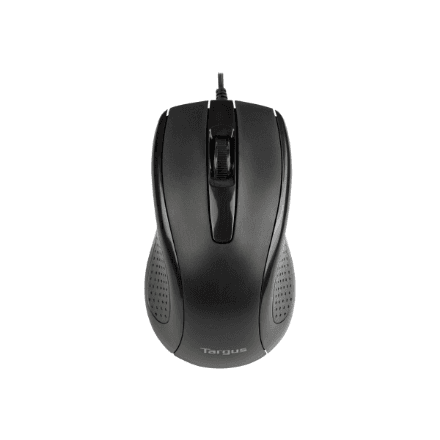 Targus Full-Size Optical Antimicrobial Wired Mouse · Targus Mouse · Full-Size Optical Antimicrobial – nuotrauka 1