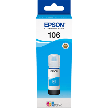 Epson Ecotank | 106 | Ink Bottle | Cyan – image 1