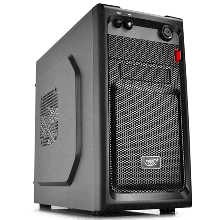 Deepcool | Smarter | USB 3.0 x1, USB 2.0 x 1, Mic x1, Spk x1 | Black | Micro ATX | ATX – nuotrauka 1