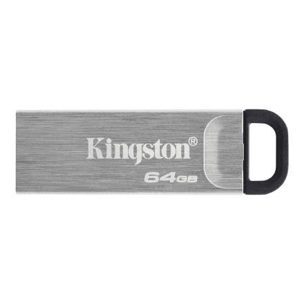 Kingston | USB Flash Drive | DataTraveler Kyson | 64 GB | USB Type-A | Black/Grey – nuotrauka 1