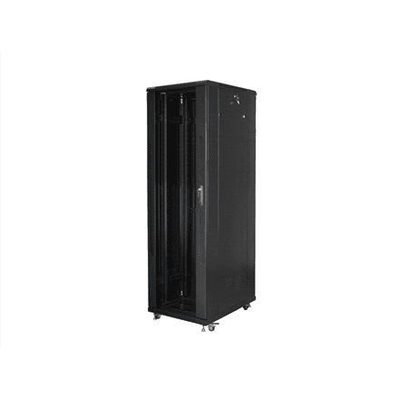 Lanberg | Rack cabinet 19" free-standing 42U/800x800 (flat pack) | FF01-8842-12B | Black – nuotrauka 1