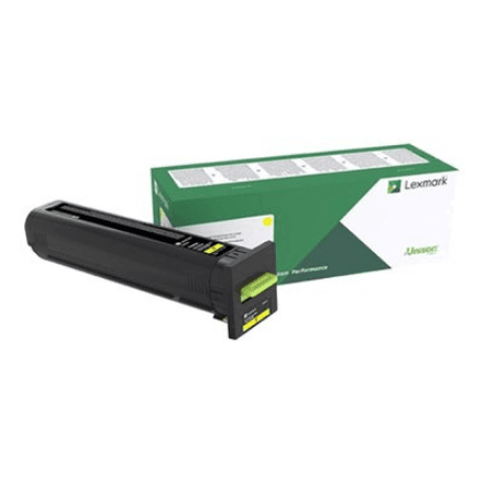 Lexmark CX860 Yellow Return Programme 55K Toner Cartridge · Lexmark 82K2UY0 · Lexmark - High Yield - yellow - original - toner cartridge - LCCP, LRP – image 1