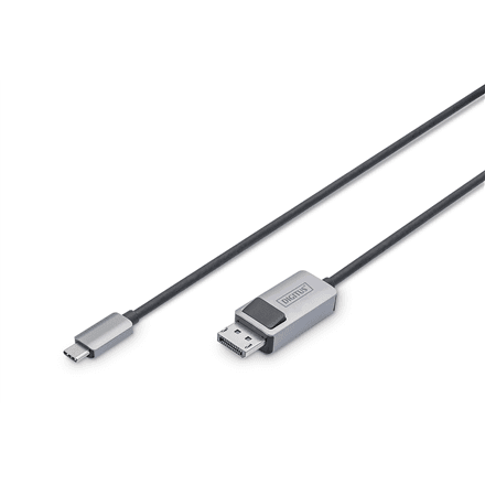 Digitus | Bi-directional Adapter Cable | DB-300334-010-S | USB-C to DisplayPort – image 1