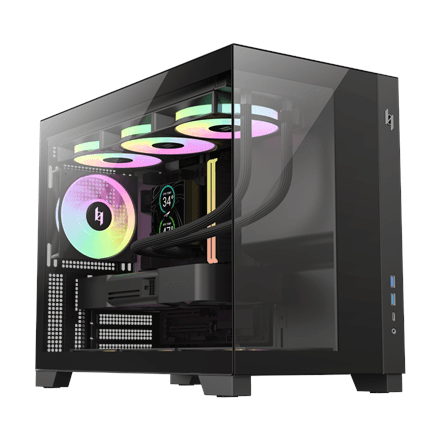 Gamemax Case | NEX C33 BK | MATX/BTF – image 1