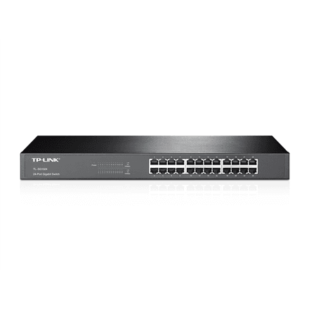 TP-LINK | 24-Port Gigabit Rackmount Switch | TL-SG1024 | Unmanaged | Rackmountable – nuotrauka 1