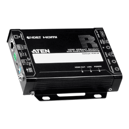 Aten HDMI HDBaseT Receiver with Audio De-Embedding – image 1